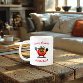 おもしろいフィットネスかわいいトマト – トレーニングモチベーション ジャンボコーヒーマグカップ