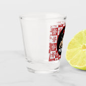 おもしろいフィットネスをテーマにしたクリスマスフィッツマストレーナージム ショットグラス (左)