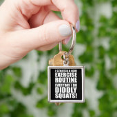 おもしろいフィットネスジムキーチェーン キーホルダー (手)