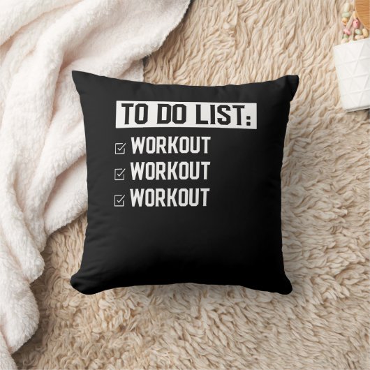 おもしろいフィットネストレーニングやる気を起こさせることわざ クッション (ブランケット)