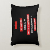 おもしろいフィットネストレーニング感動的冗談 アクセントクッション (正面(垂直))