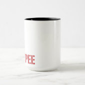 おもしろいフィットネスバーペジムユーモア マグカップ (中央)