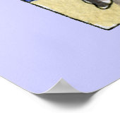 おもしろいフィットネス漫画カスタムプリント ポスター (角)