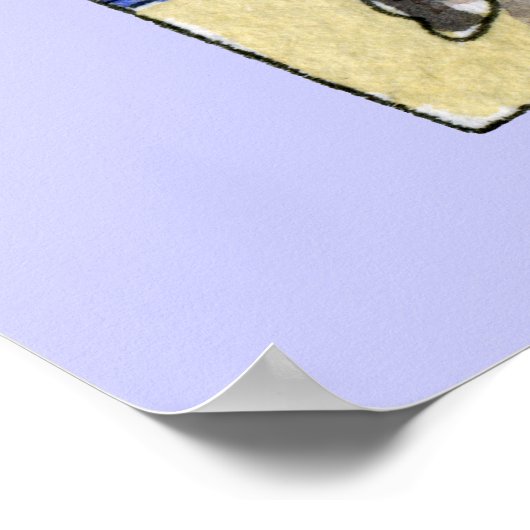 おもしろいフィットネス漫画カスタムプリント ポスター (角)