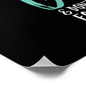 おもしろいフィットネス独身のトレーニング ポスター (角)