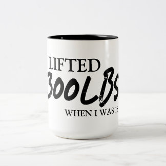 おもしろいフィットネス ツートーンマグカップ