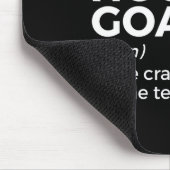 おもしろいフィールドホッケーゴアリー定義メンズ マウスパッド (コーナー)