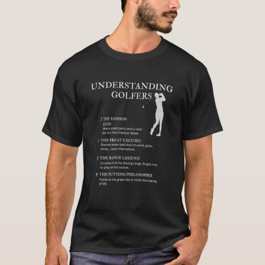 おもしろいフェアウェイ・ライフ・ユーモア Tシャツ (正面)