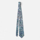 おもしろいフェイクグリッターパーティーパターン ネクタイ (裏面)