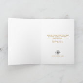 おもしろいフェイク金ゴールド業務企業のハッピーバースデー カード (内部)