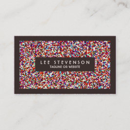 おもしろいフェスティバルカラフル紙吹雪イベントプランナー 名刺