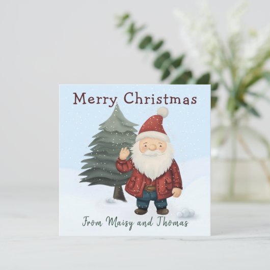 おもしろいフェスティバルキッズクリスマスカード シーズンカード (スタンド正面)