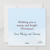 おもしろいフェスティバルキッズクリスマスカード シーズンカード (裏面)