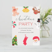 おもしろいフェスティバルクリスマスパーティー 招待状 (スタンド正面)