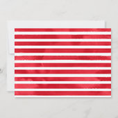 おもしろいフェスティバルクリスマスホリデーカクテルパーティー 招待状 (裏面)