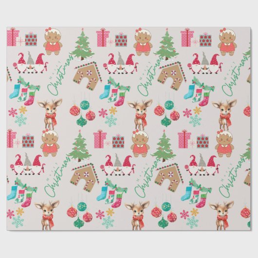 おもしろいフェスティバルジョイギフト包装紙 ラッピングペーパー (フラット)