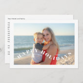 おもしろいフェスティバルスワールフォトホリデーカード シーズンカード (正面/裏面)