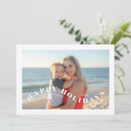 おもしろいフェスティバルスワールフォトホリデーカード シーズンカード