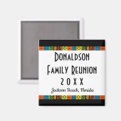 おもしろいフェスティバルファミリー懇親会記念ギフト マグネット (正面/裏面)