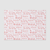 おもしろいフェスティバルファラタイポグラフクリスマスホリデー 薄葉紙 (正面)