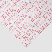 おもしろいフェスティバルファラタイポグラフクリスマスホリデー 薄葉紙 (詳細)