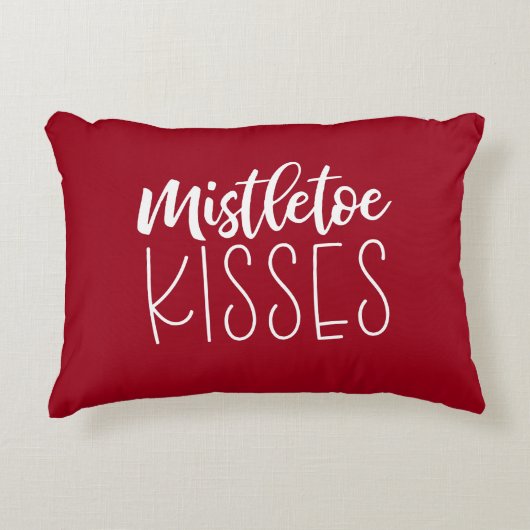 おもしろいフェスティバルレッドクリスマス装飾用クッション アクセントクッション (正面)