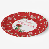 おもしろいフェスティバル映画ナイトクリスマスパーティー ペーパープレート (アングル)