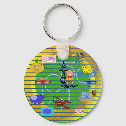 おもしろいフェスティバル漫画フェスティバル キーホルダー (正面)