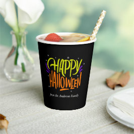 おもしろいフェスティバル「ハッピーハローウィン」紙カップ 紙コップ