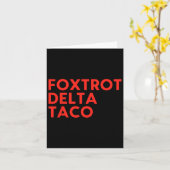 おもしろいフォクトロットデルタTaco16 カード (黄色い花)