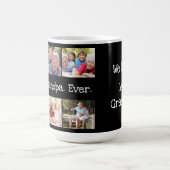 おもしろいフォトコラージュジ最高のャイバー白黒  コーヒーマグカップ (中央)