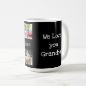 おもしろいフォトコラージュジ最高のャイバー白黒  コーヒーマグカップ (正面右)