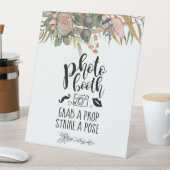 おもしろいフォトブースボヘミ結婚アンフローラカスタムズ 台座サイン (インサイチュ)