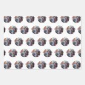 おもしろいフォトメッセージバレンタイン ラッピングペーパーシート (正面2)