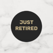 おもしろいフォト除・売却パーティーテーブル紙吹雪 コンフェッティ (スモール正面)