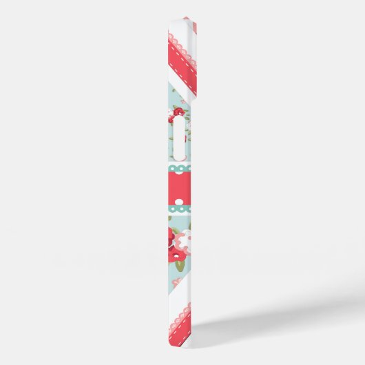 おもしろいフォークキルトブリティッシュユニオンジャックパステル Case-Mate iPhoneケース (裏面 / 右)