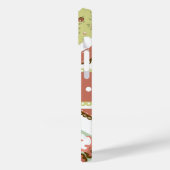 おもしろいフォークキルトブリティッシュユニオンジャックフラワーズブラウンズ Case-Mate iPhoneケース (裏面 / 左)