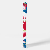 おもしろいフォークキルトブリティッシュユニオンジャックフラワーズ Case-Mate iPhoneケース (裏面 / 右)