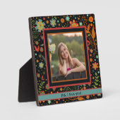 おもしろいフォークフローラかわいい写真カスタマイズ愛メッセージ フォトプラーク (正面)