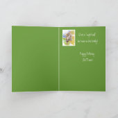 おもしろいフクロウ70誕生日が年を取る カード (内部)