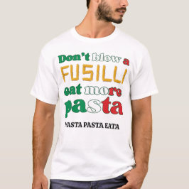 おもしろいフシリパスタはフ吹シリイタリアではない Tシャツ