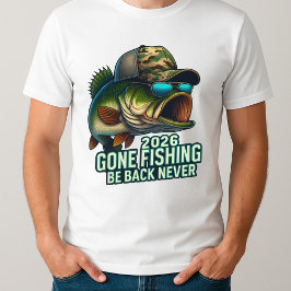 おもしろいフライ・クールな釣り好きのパパ・おじいちゃんへのギフト Tシャツ