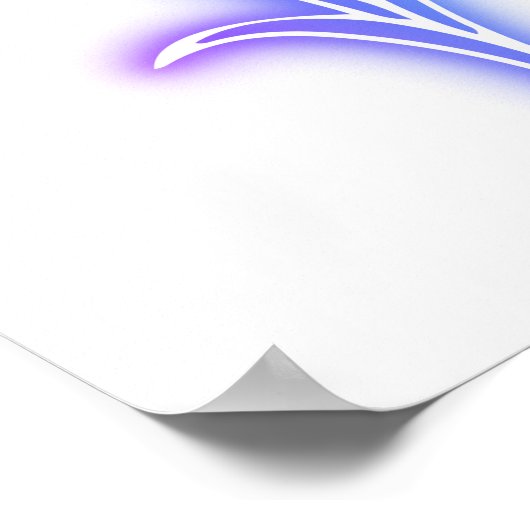 おもしろいフラミンゴ&ハートの座席表36"x24" ポスター (角)