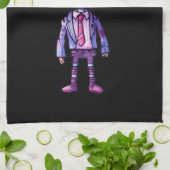 おもしろいフランケンシュタインモンスターハロウィンおもしろい キッチンタオル (折り畳み)