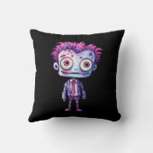 おもしろいフランケンシュタインモンスターハロウィンおもしろい クッション (裏面)