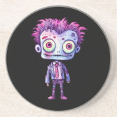 おもしろいフランケンシュタインモンスターハロウィンおもしろい コースター (正面)