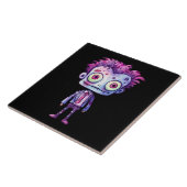 おもしろいフランケンシュタインモンスターハロウィンおもしろい タイル (側面)