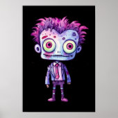 おもしろいフランケンシュタインモンスターハロウィンおもしろい ポスター (正面)