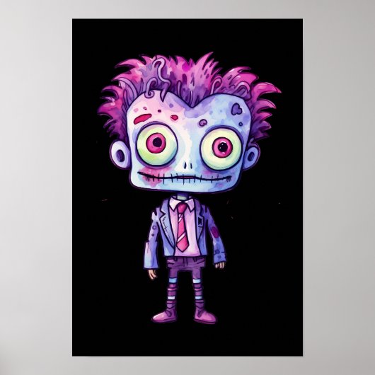 おもしろいフランケンシュタインモンスターハロウィンおもしろい ポスター (正面)