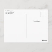 おもしろいフランケンシュタインモンスターハロウィンおもしろい ポストカード (裏面)